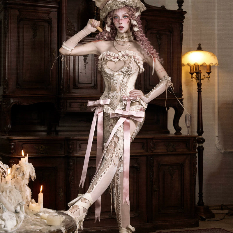 Original Eros poem box love lace retro elegant bow skirt Christmas