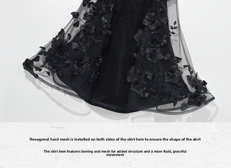 Gorgeous Embroidered Fishtail Dress Dress Long Dress Christmas Dress Skirt