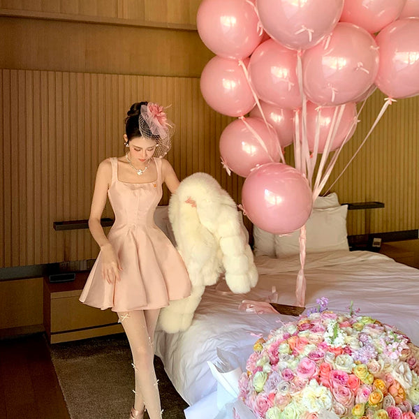 Fashion niche milky white handmade pearl pink girl heart velvet bow any cut one-piece socks women