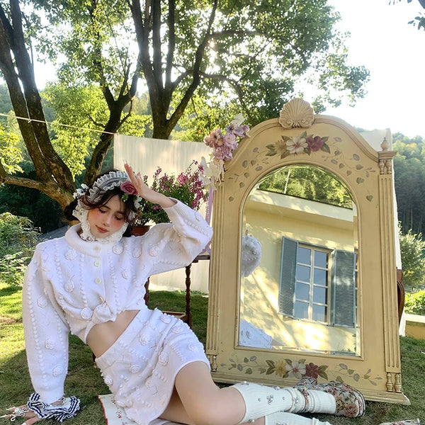 Fashion niche thickened wool tube socks vertical strip solid color rhinestone pearl catwalk models autumn and winter