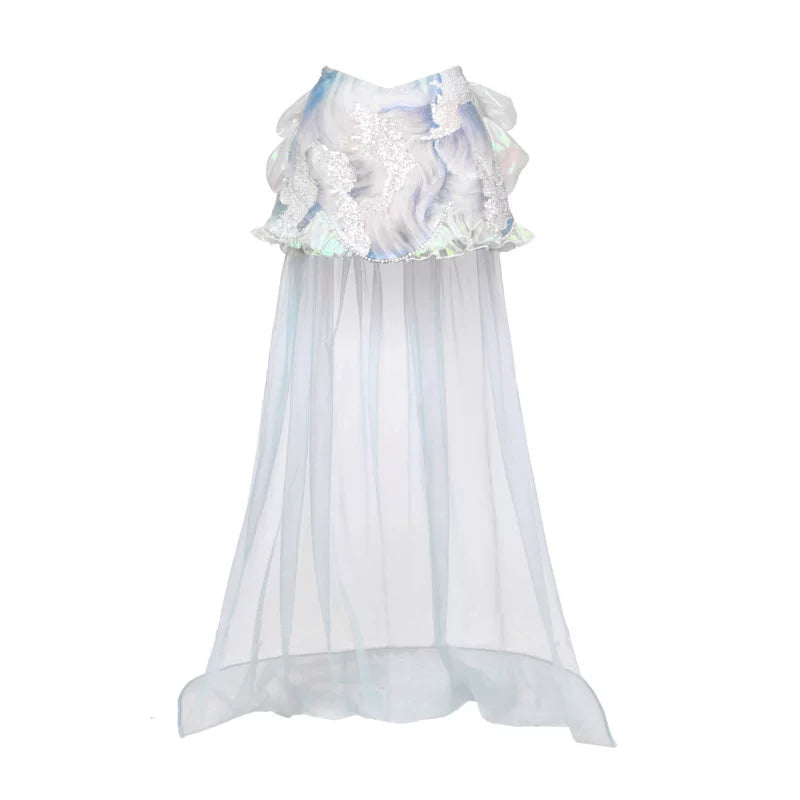 Siren's Call Mermaid Dress Island Vacation Bead Trailing Skirt Christmas