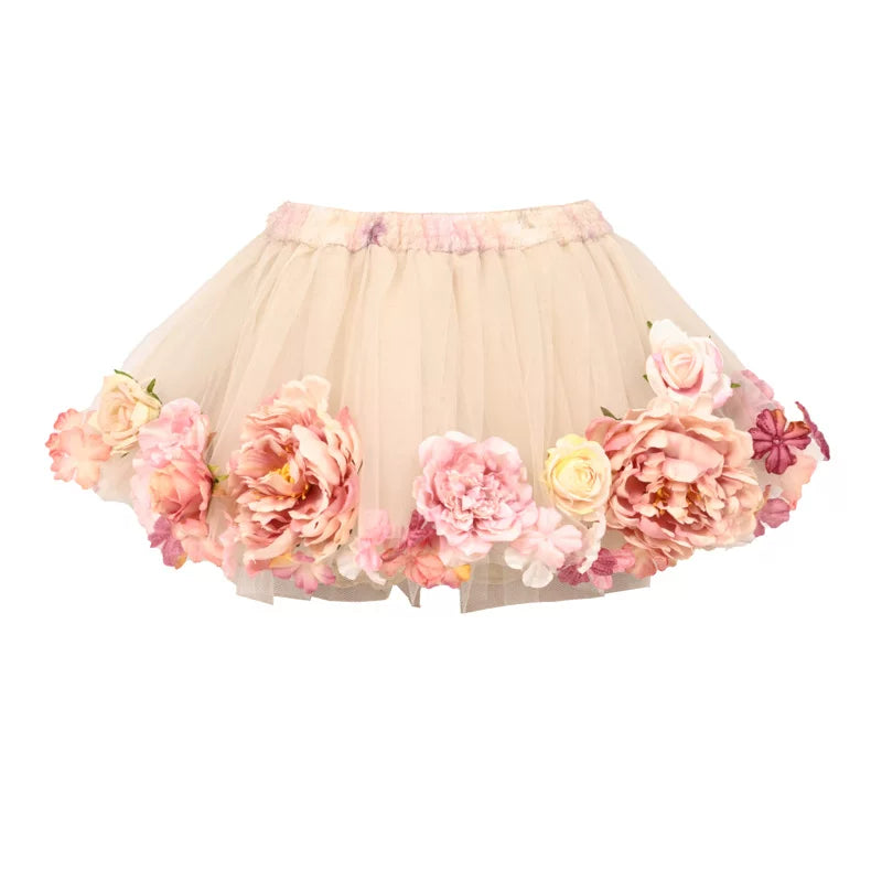 Mori Spirit Flower God Elf Wind Mori Simulation Flower Puff Skirt Support Culottes Christmas