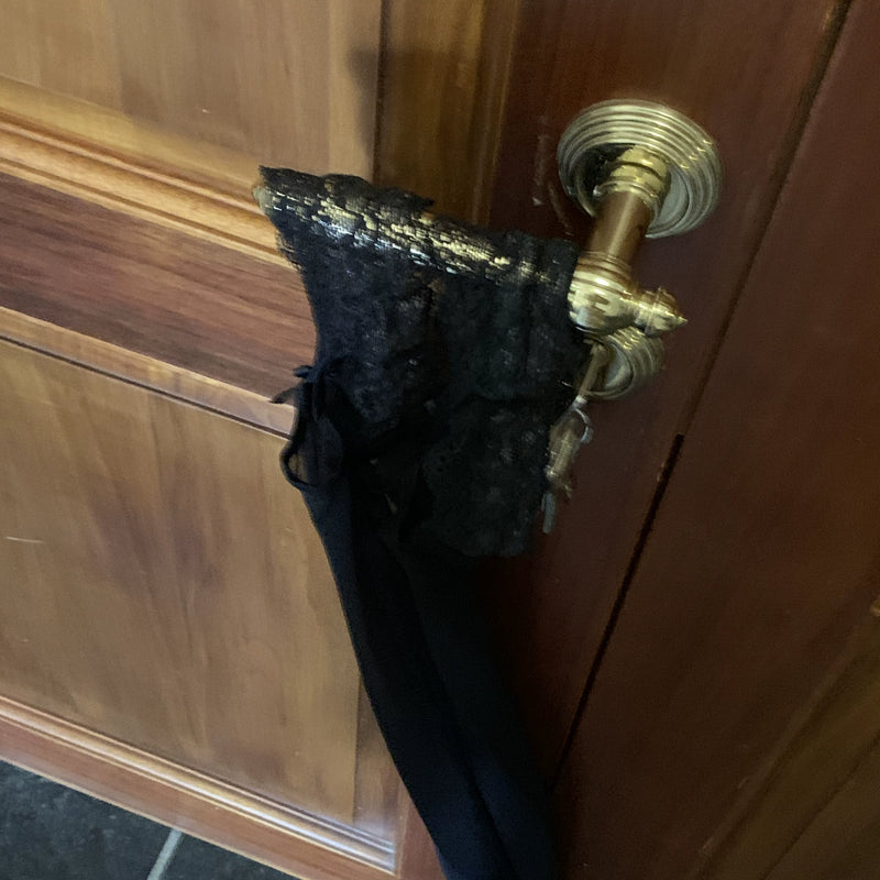 Fashion niche pure desire white silk 3D lace suspender black silk thigh socks sexy ultra-thin non-slip stockings