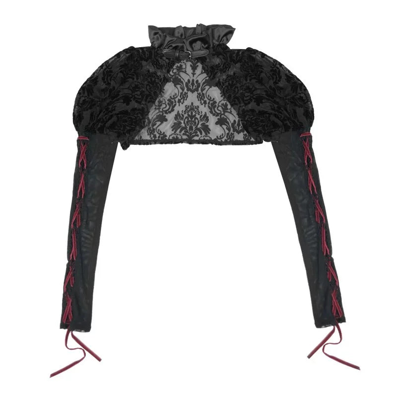 Original ◆ Hell goth heavy industry fishbone strap birdcage corset halloween