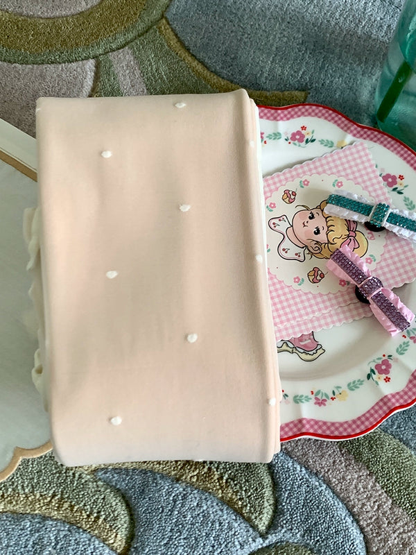 Fashion niche design polka dot love stockings rich daughter thickened bare legs flocking polka dot high elastic conjoined