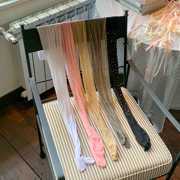 Fashion niche design ind super fire sexy buling custom flash diamond stockings women's bare leg socks