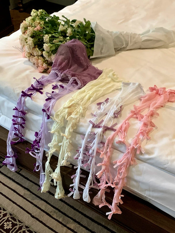 Fashion Sweet Cute Sexy Bow Mesh Pantyhose