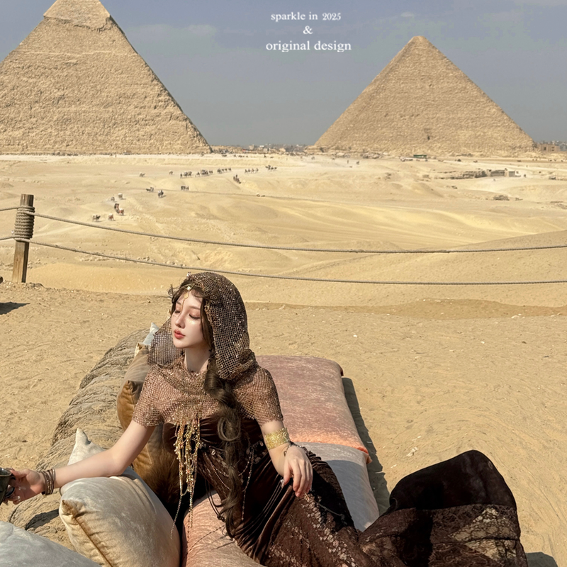 Sexyslimming look velvet lacetube topdress silm waist long dress dress skirt