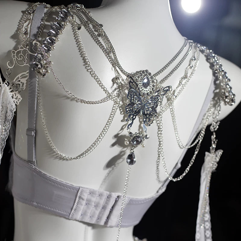 Electronic music festival european and american dj nightclub bar disco performance ds performance angel photo feather suit