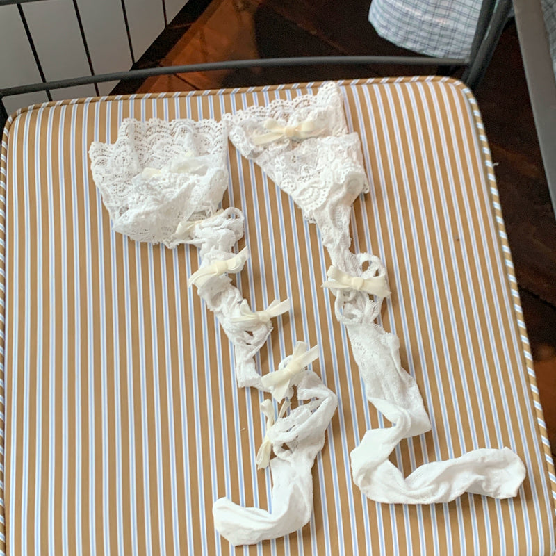 Fashion niche design personality tear catwalk over knee stockings nightclub hottie Lolita high stockings