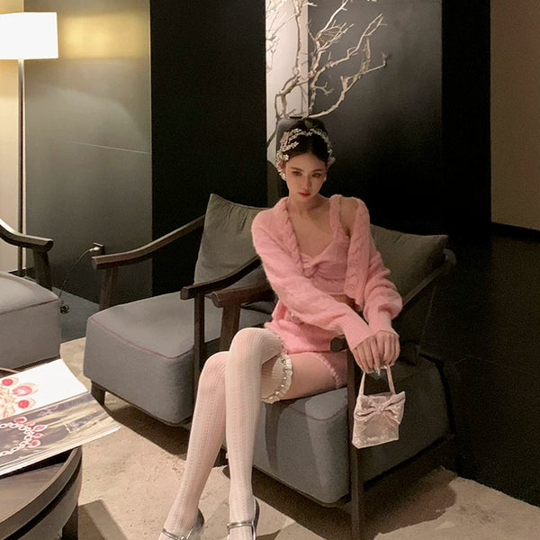 Fashion original designer brand knee flash diamond knee socks women's autumn and winter stockings milk white Japanese jk