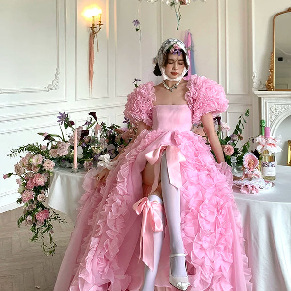 Fashion niche bow ribbon knee socks knee white girl lolita college wind stockings princess