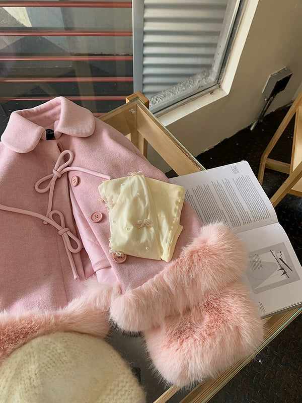 Fashion original niche design bow crystal pearl milk white one-piece socks sexy college style stockings