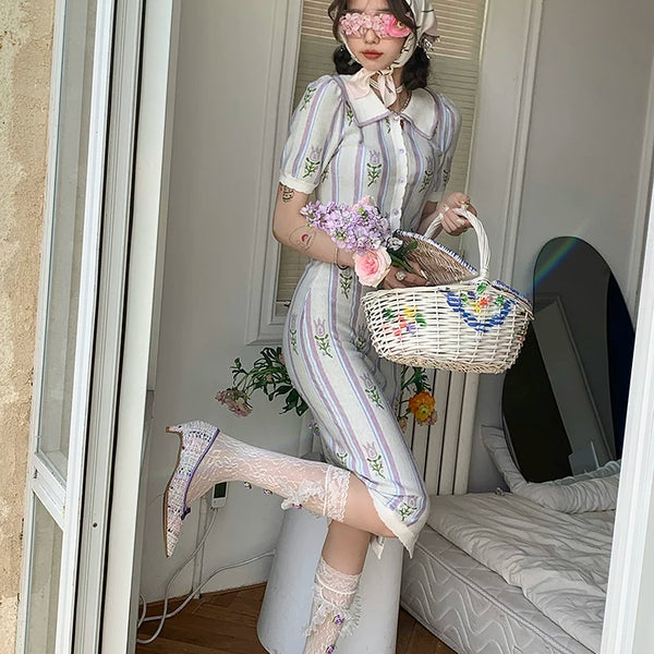 Fashion niche design girl lace tube socks summer mesh thin Japanese hollow stacking socks