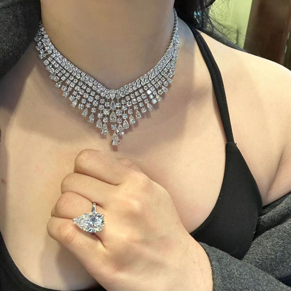 Rhinestone Zircon Butterfly Ring for Women, Niche Design, Fashionable Open Finger Ring, Unique New Exquisite Ring, Internet Celebrity