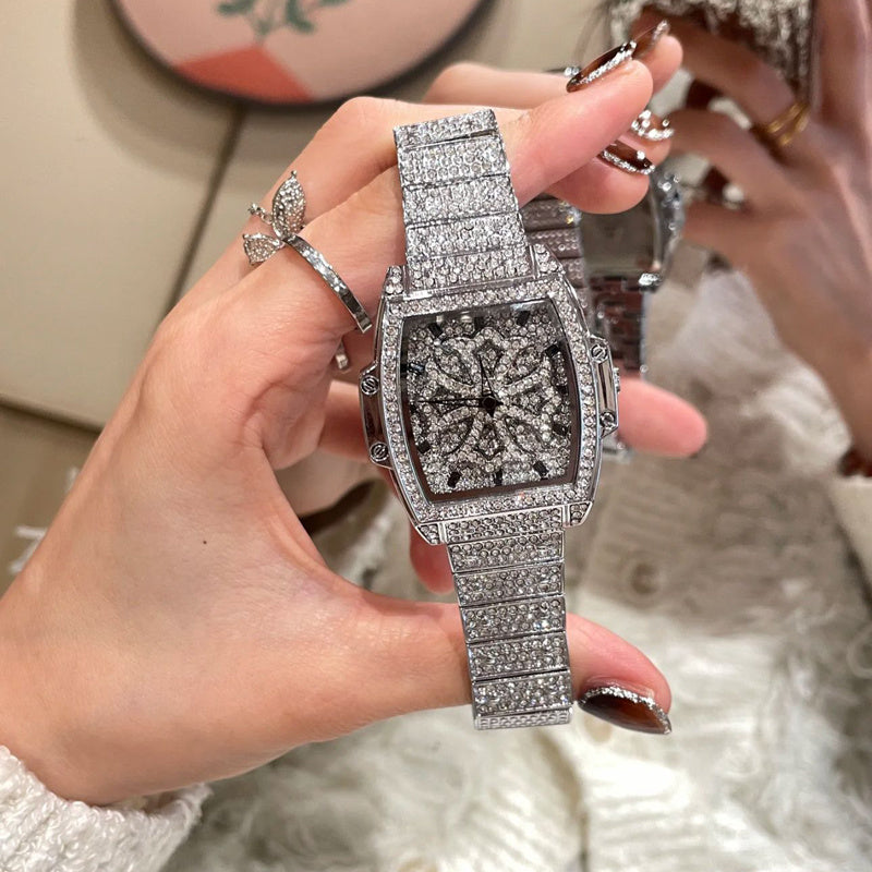 Watch Full of Diamonds Sparkling Neck Hanging Versatile Elegant Watch