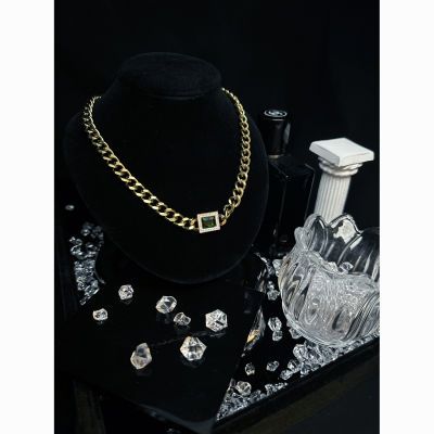 Cuban hip-hop letter chain necklace collarbone European and American personality hip-hop chain