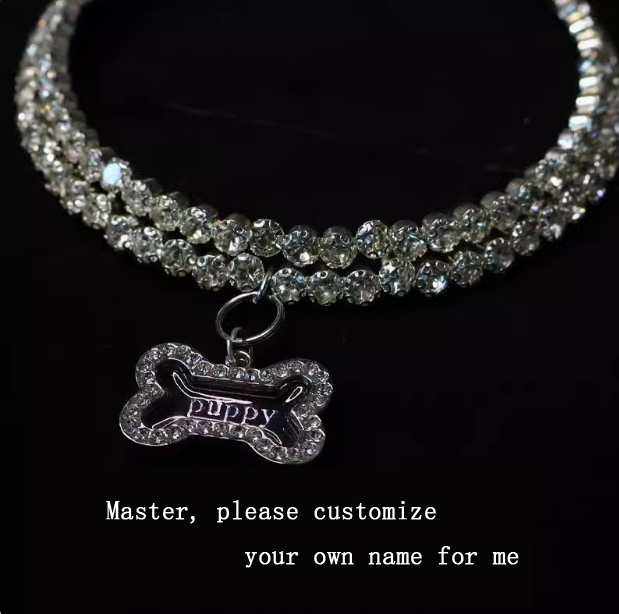 Personalized Customized Necklace NameFull water diamond fairy charm necklace