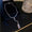 Water Drop Sparkling Diamond Necklace A808314413