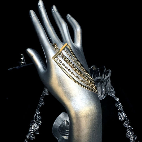 ins style couple wrist expensive tassel chain bracelet thousand gold wind bracelet